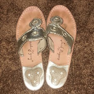 silver/gold Jack Roger Sandals